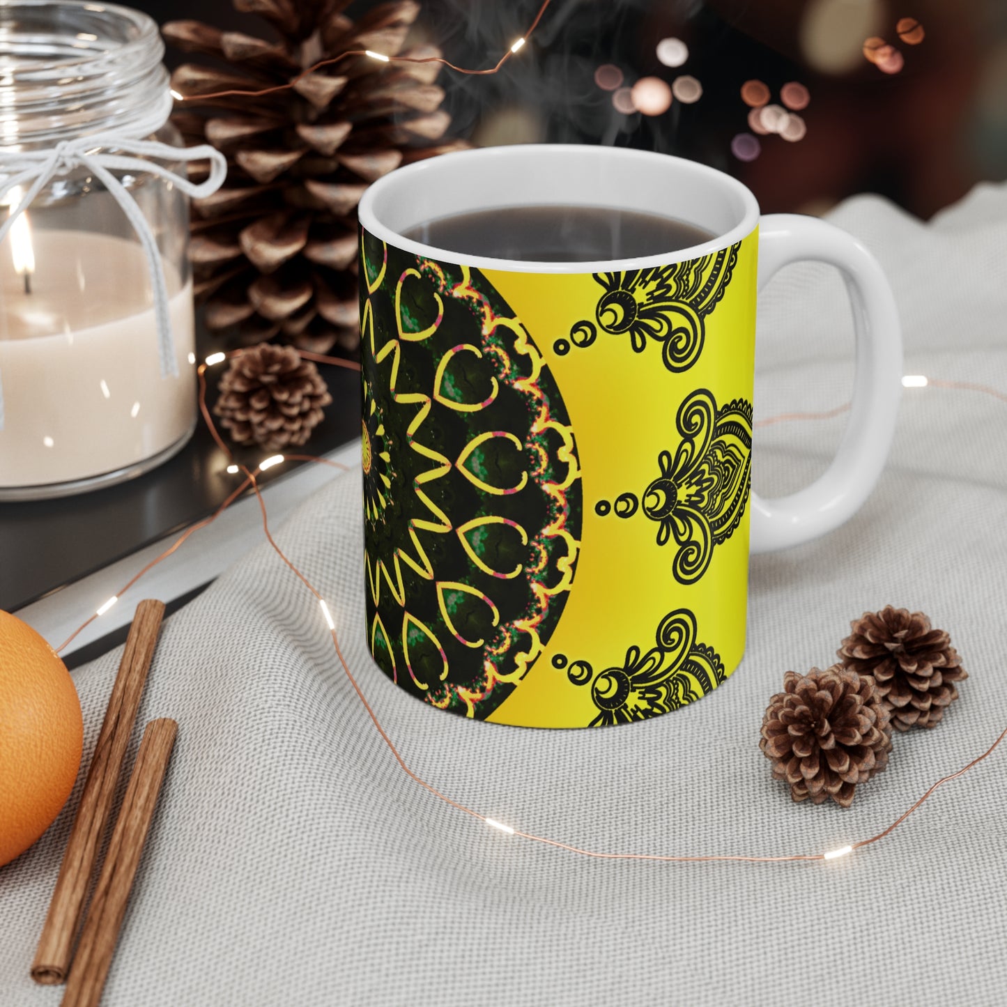 Gold Enigma Coffee Mug