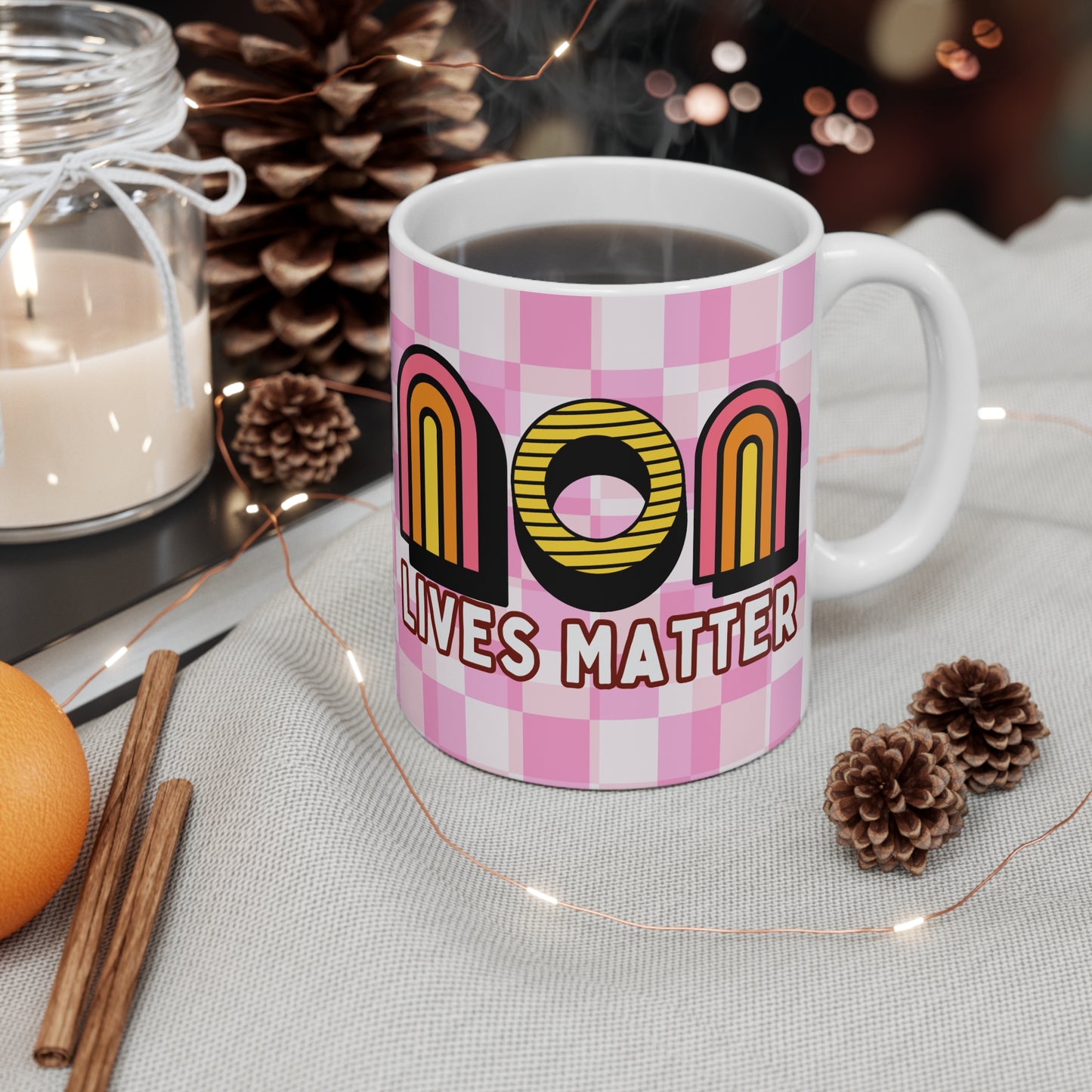 Mom Lives Matter Glow Mug