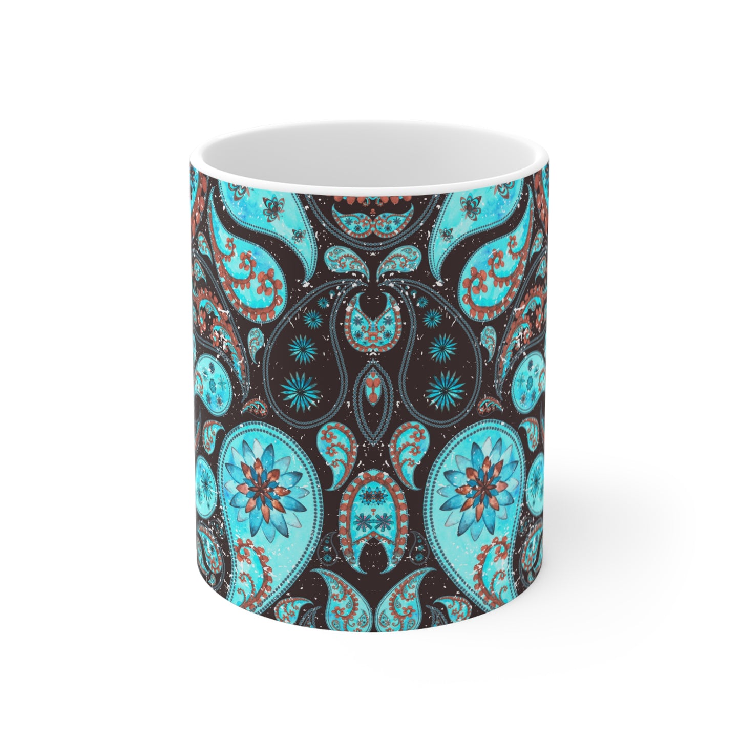 Blue Cirles Mug 110z