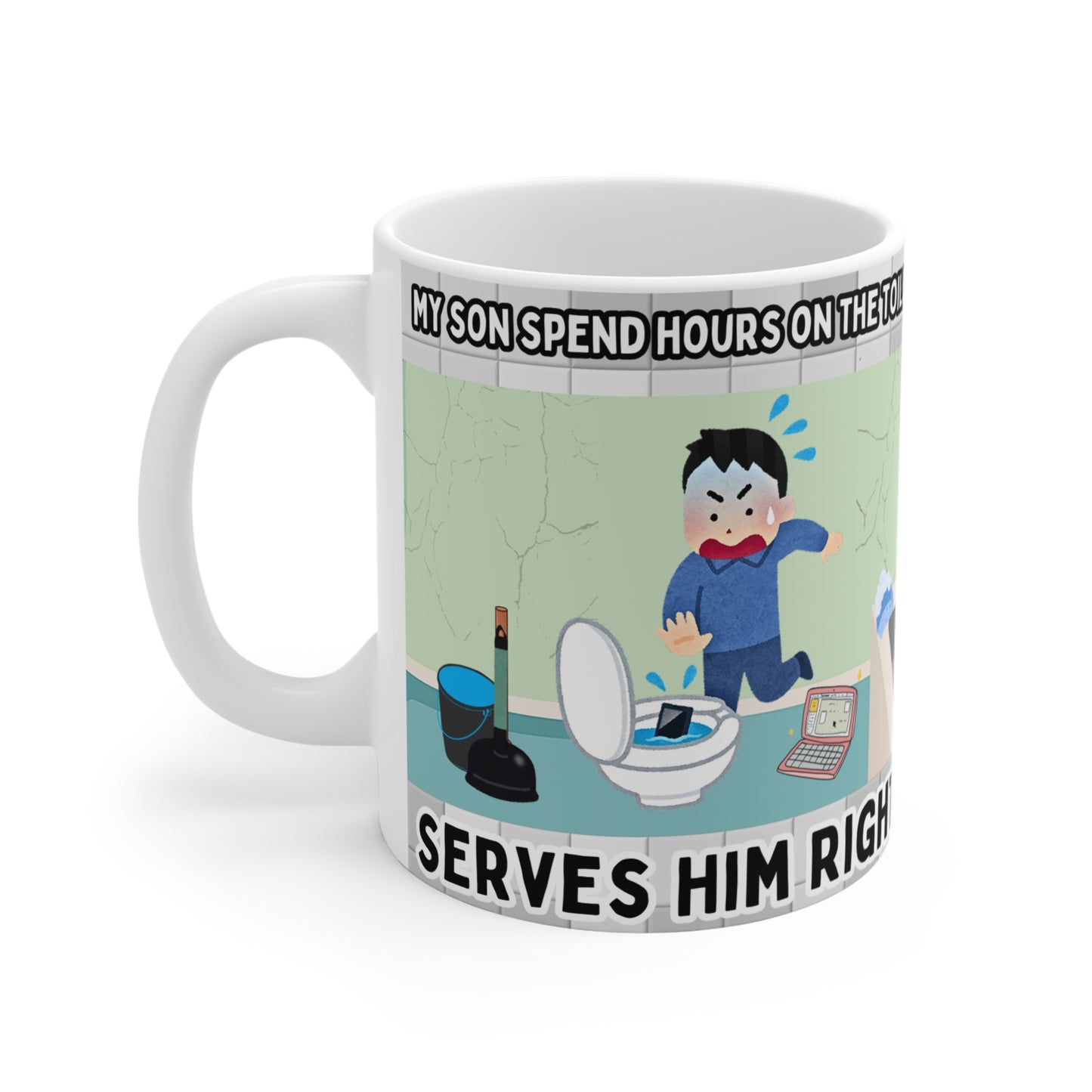 Hours On The Toilet Mug