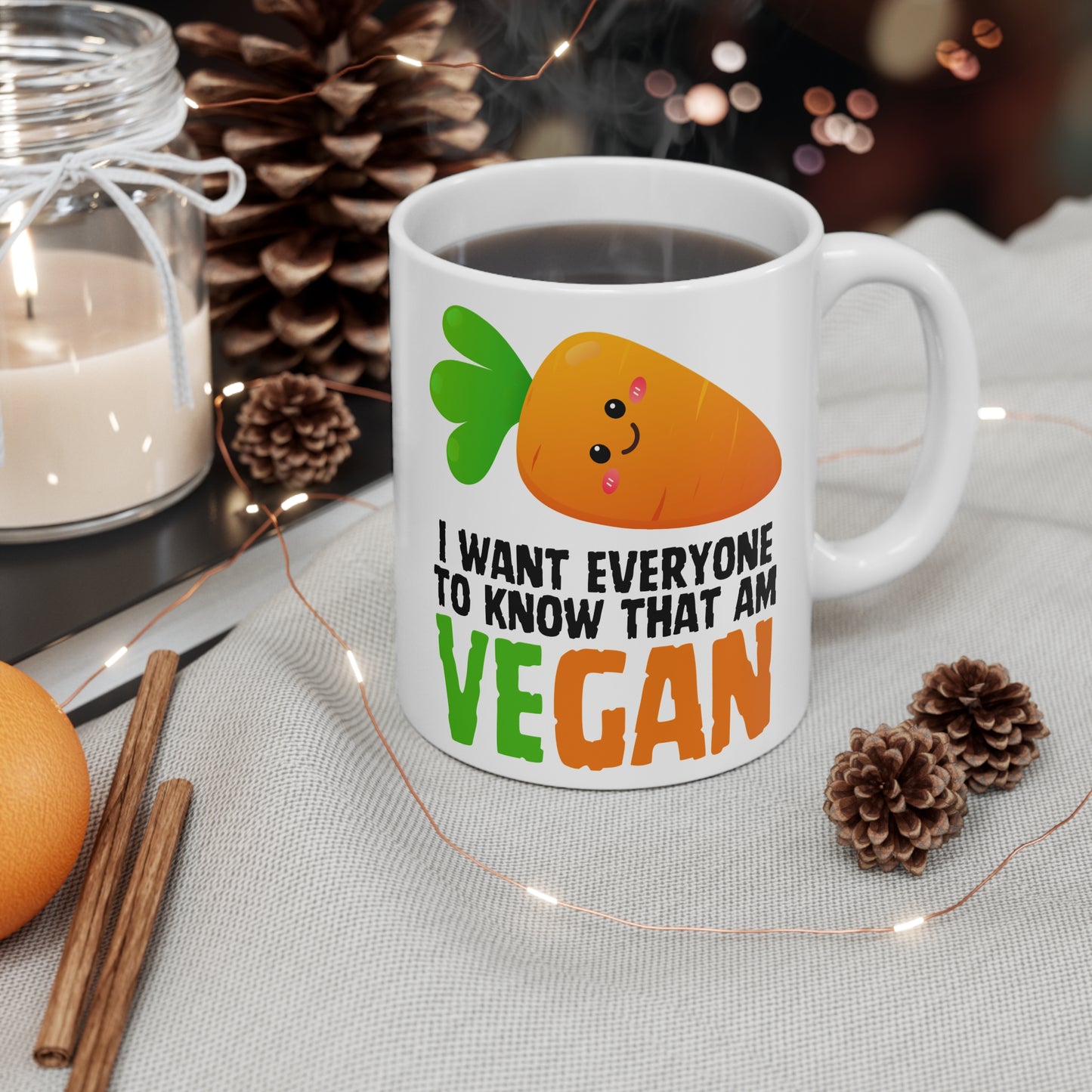 I Am Vegan Mug 11oz