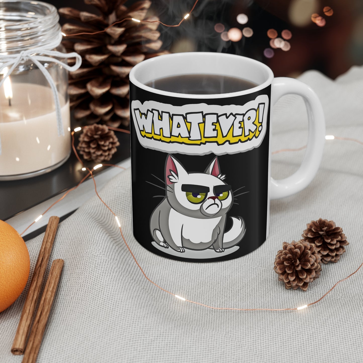 Whatever Cat Mug
