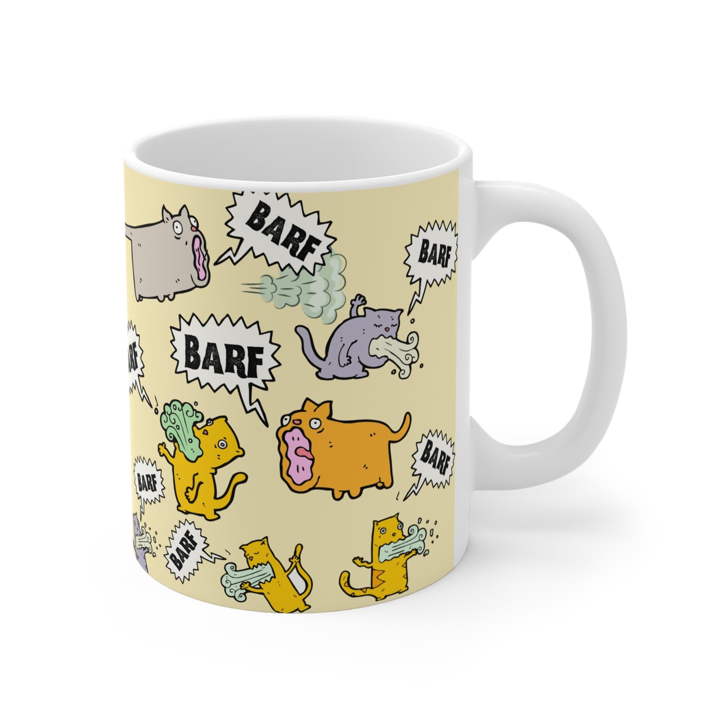 Barf Cat Coffee Mug