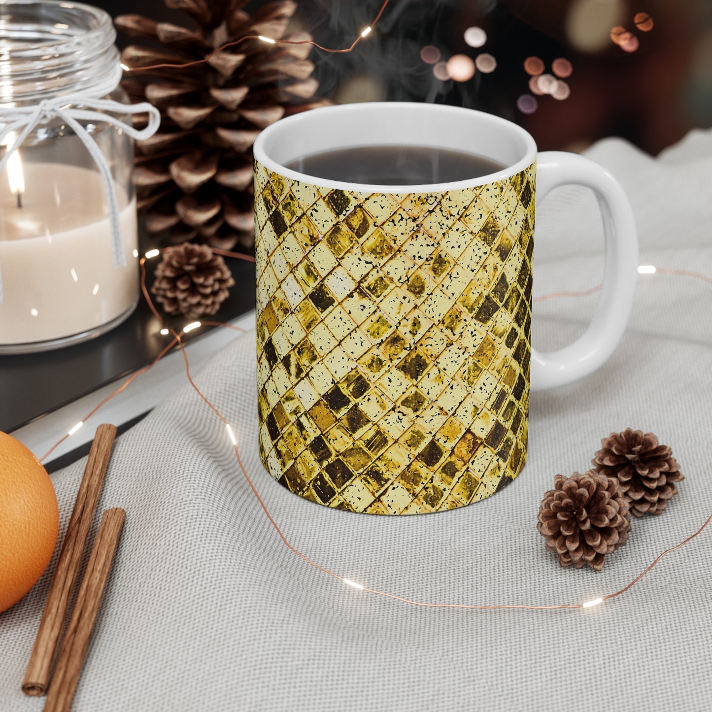 Gold Honey Coffee Mug