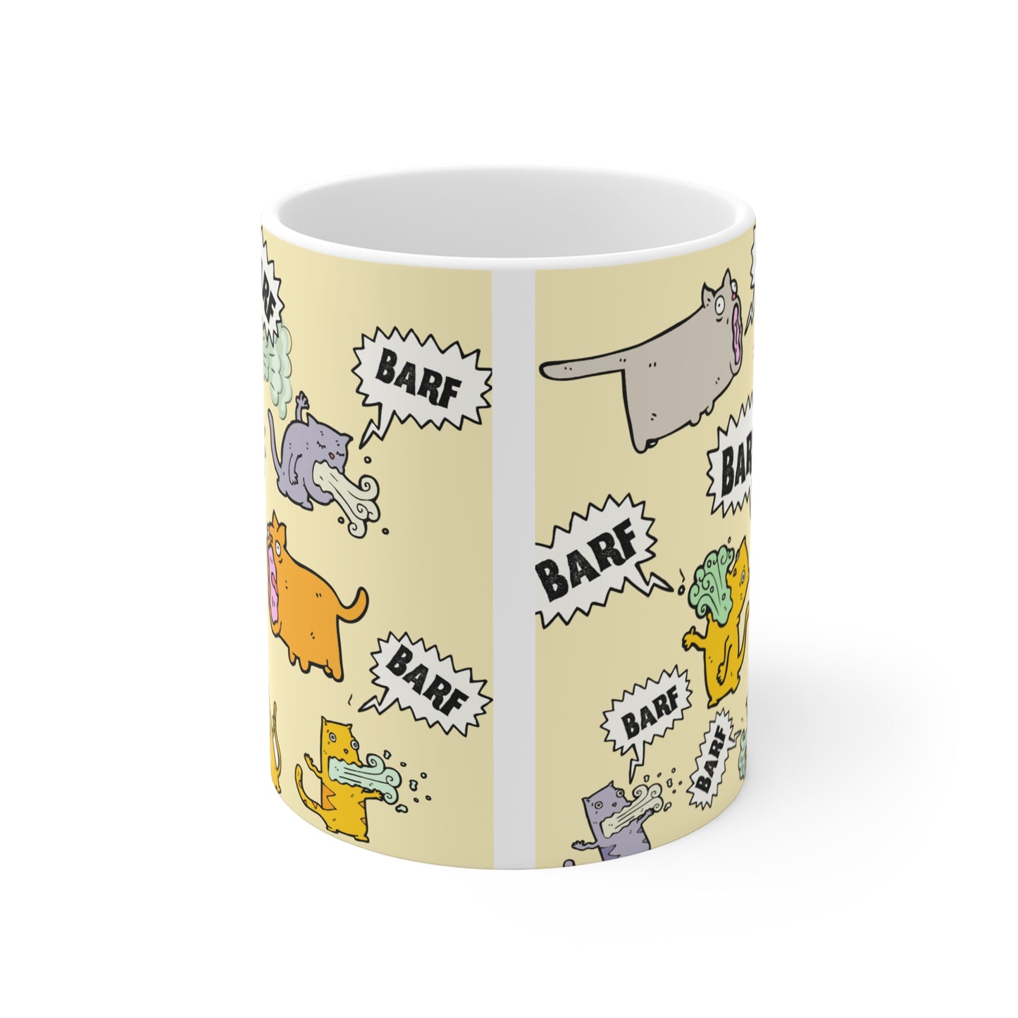 Barf Cat Coffee Mug