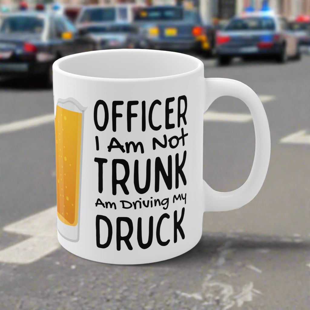 Officer I am not trunk Mug 11oz