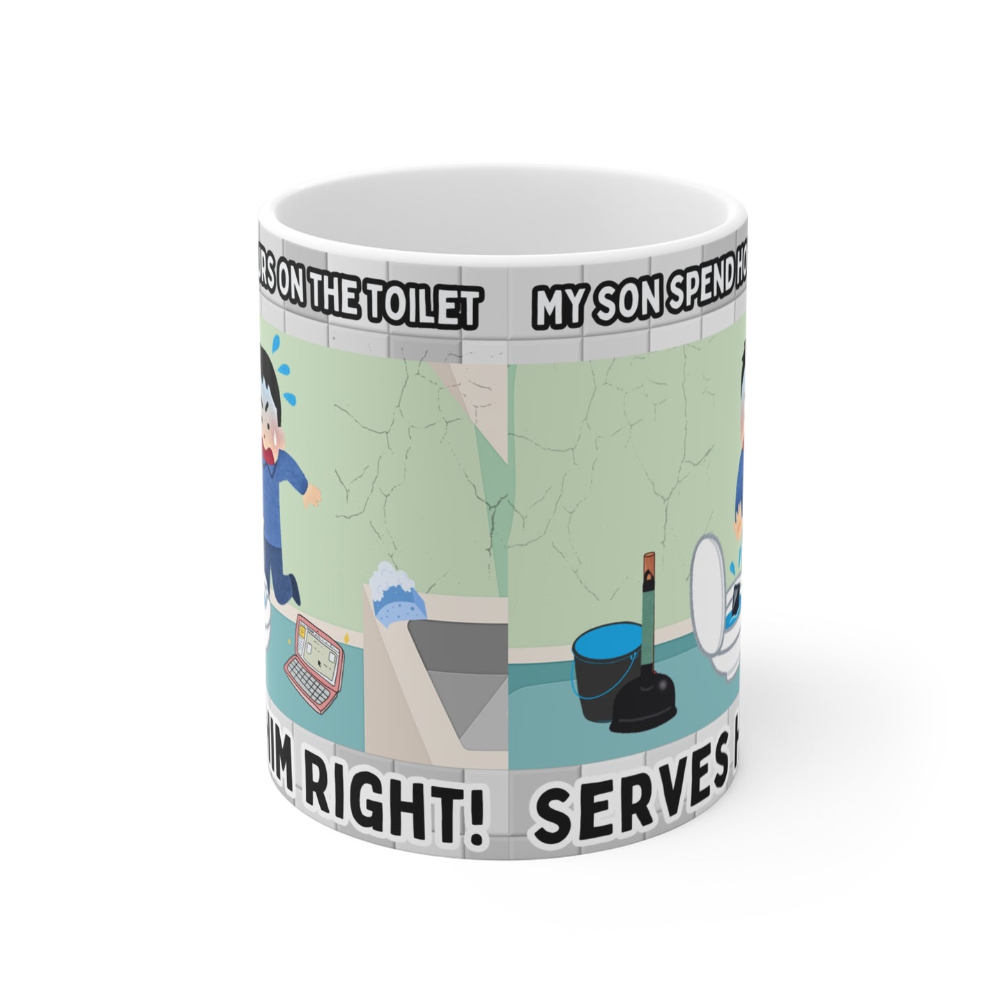 Hours On The Toilet Mug