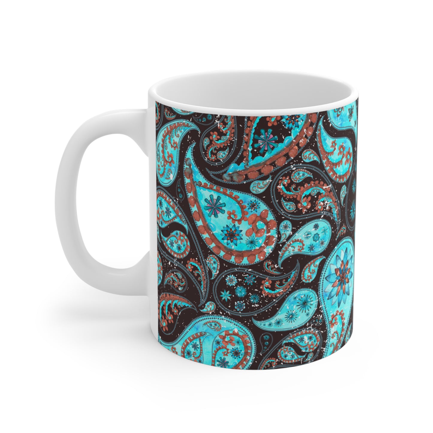 Blue Cirles Mug 110z