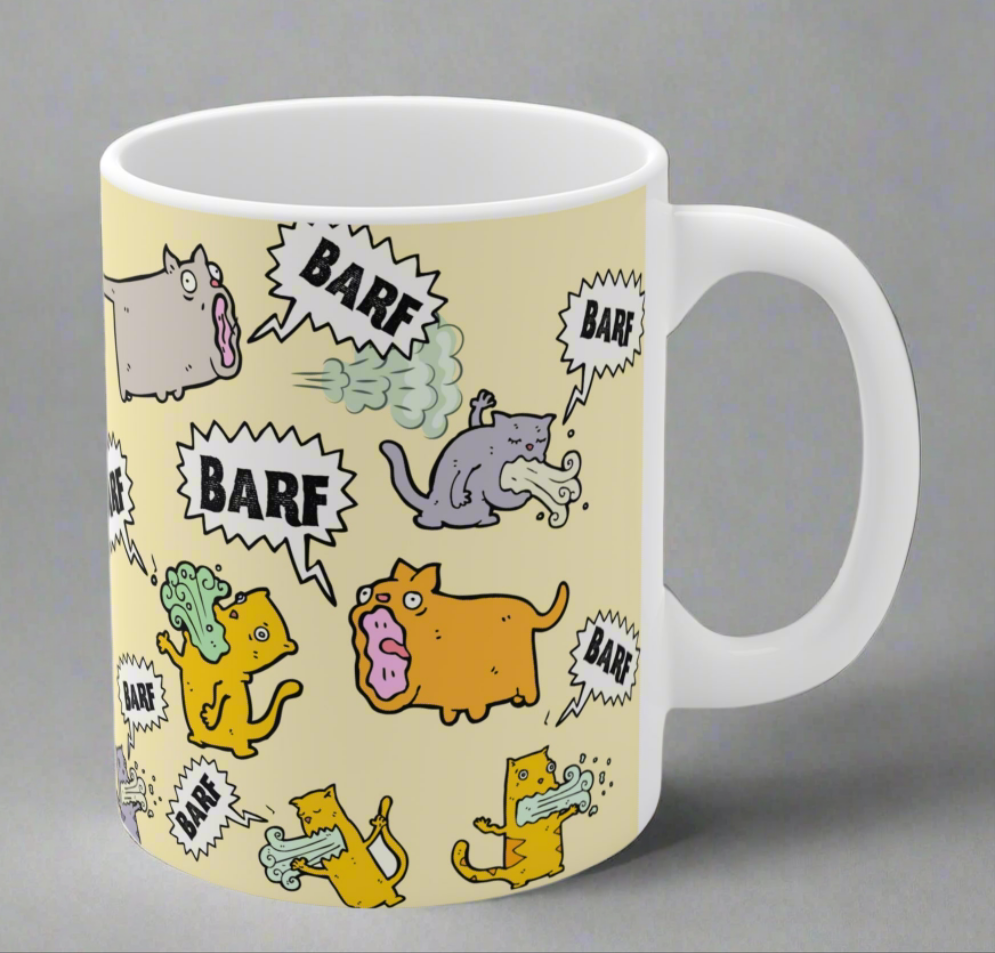 Barf Cat Coffee Mug