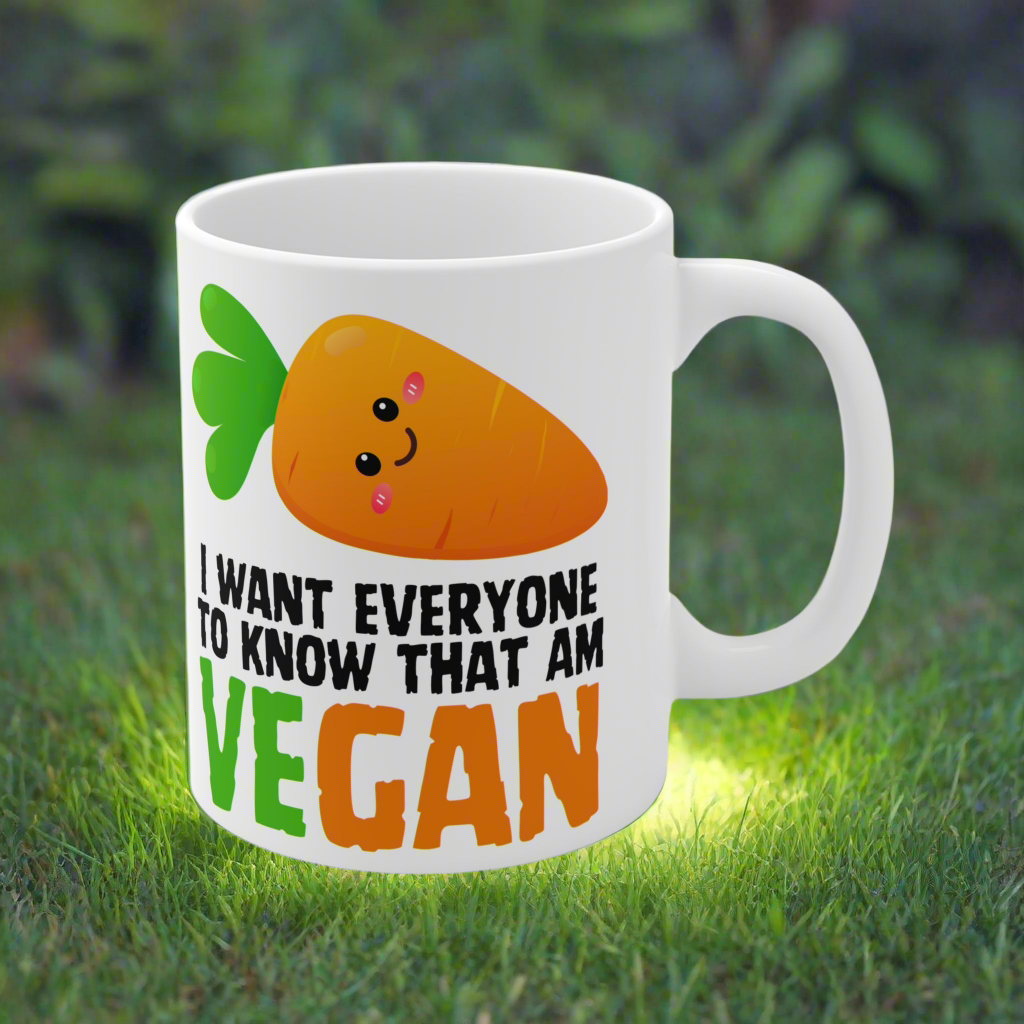 I Am Vegan Mug 11oz