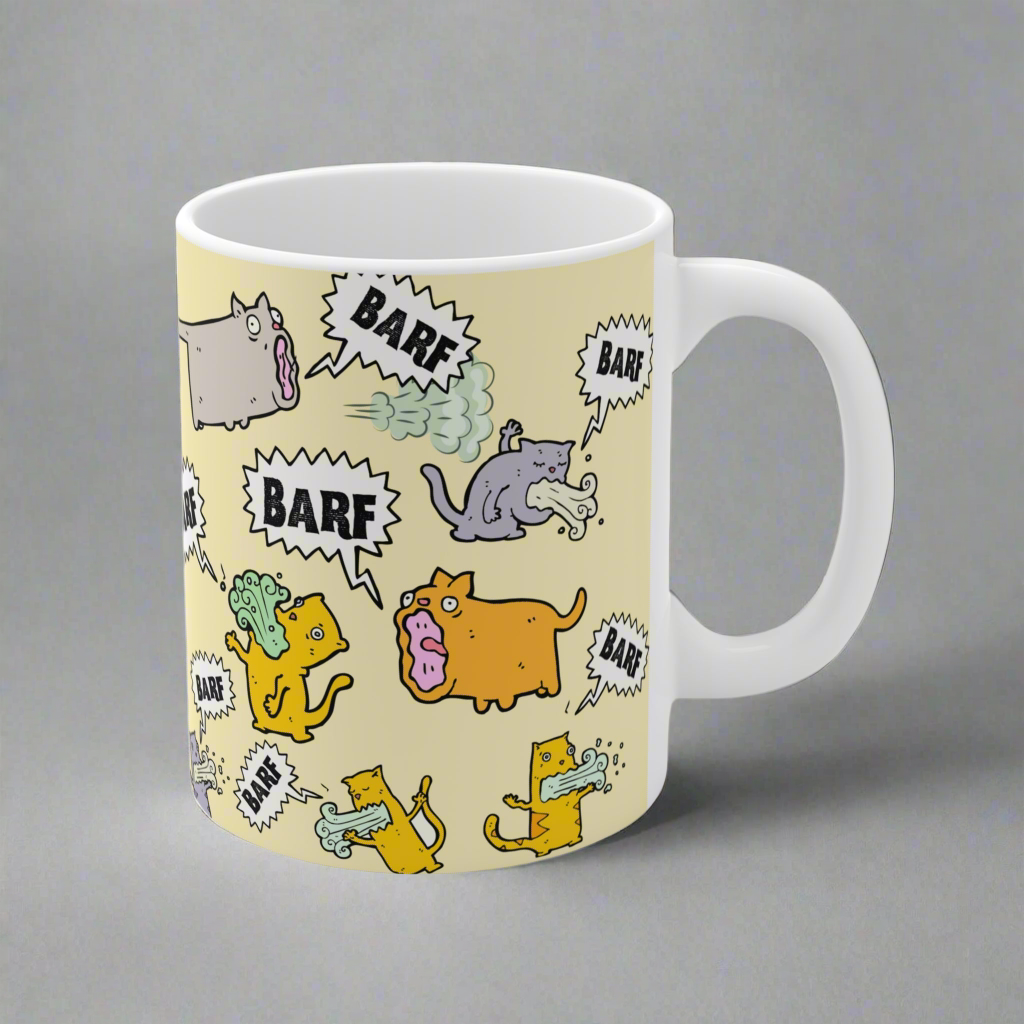 Barf Cat Coffee Mug