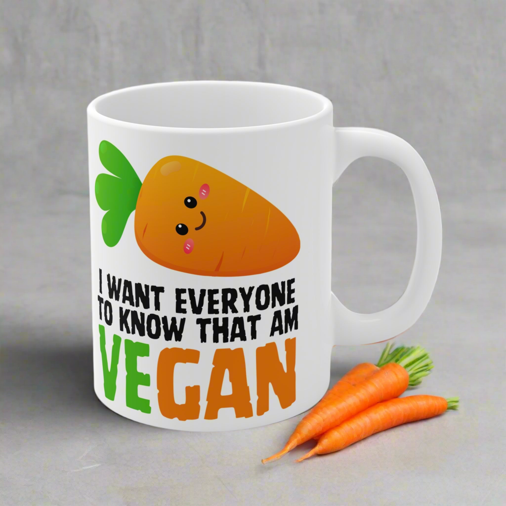 I Am Vegan Mug 11oz