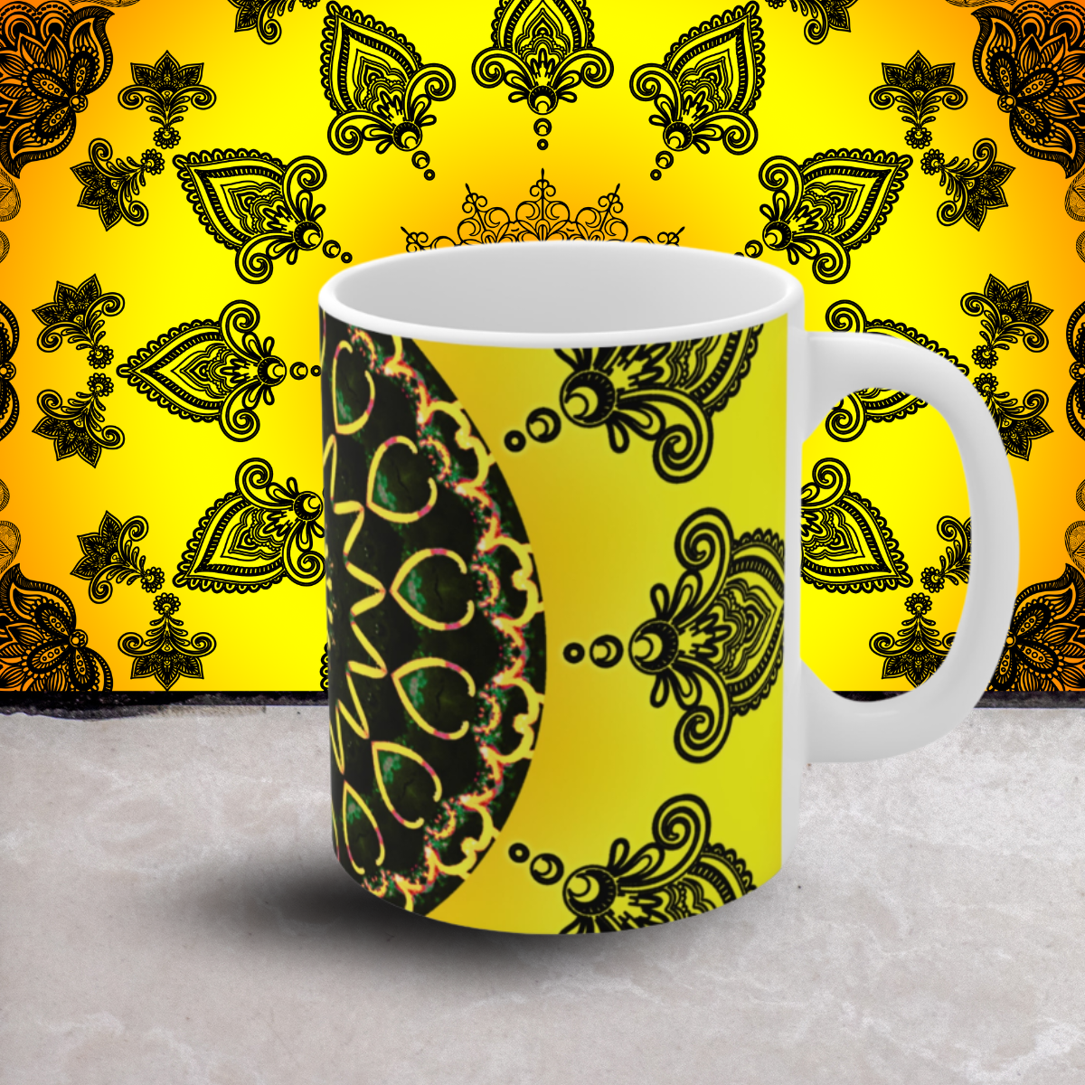 Gold Enigma Coffee Mug