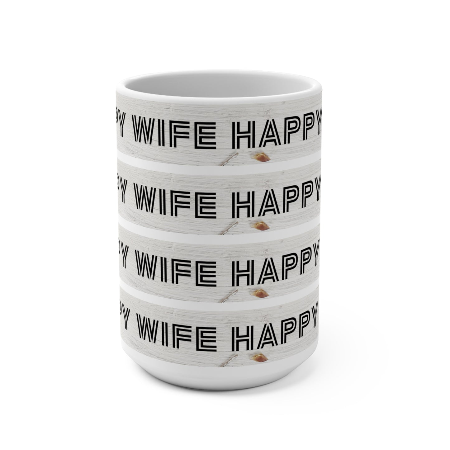 Happy Wife Happy Life. Funny Cups.