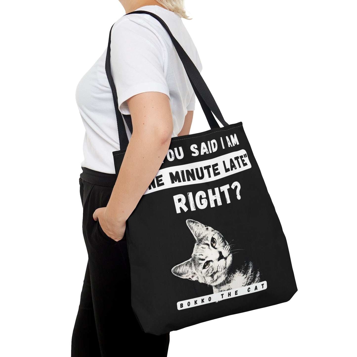 One Minute Late (Tote Bag)