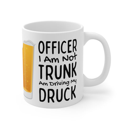Officer I am not trunk Mug 11oz
