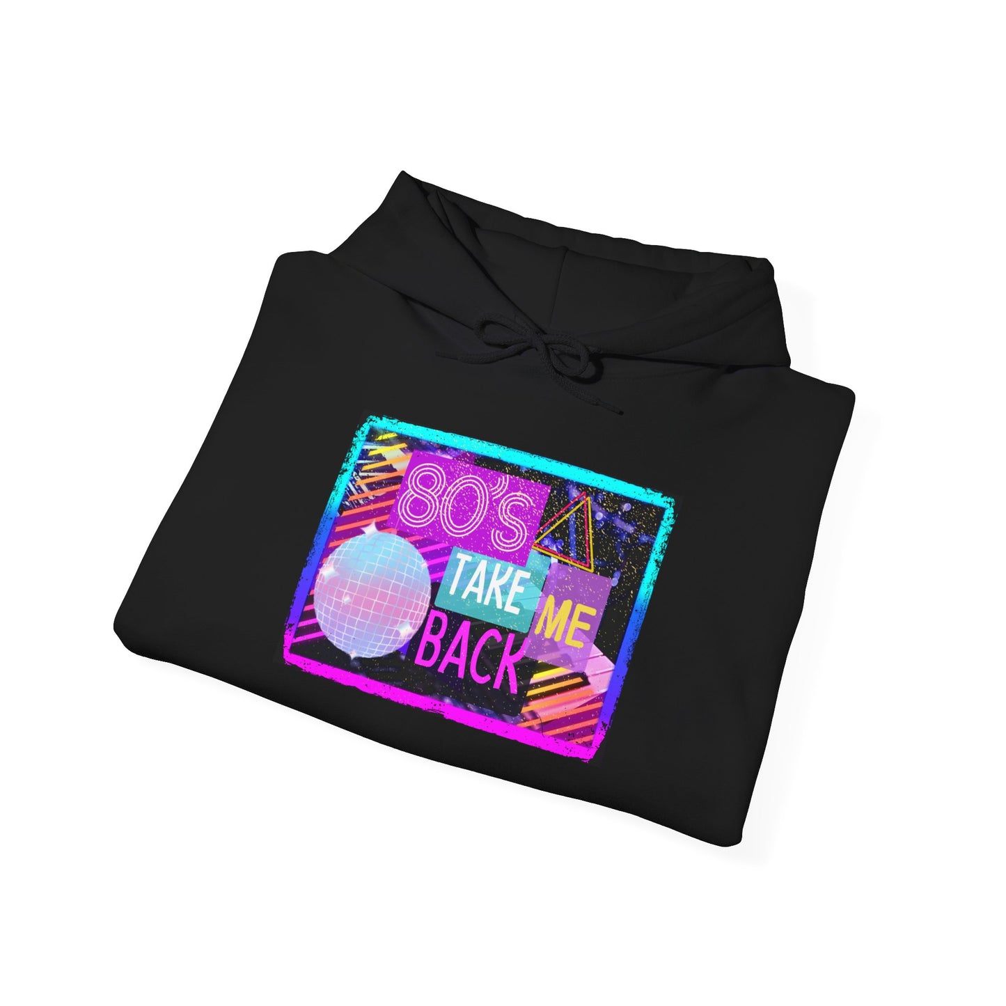 80's Take Me Back Black Hoodie