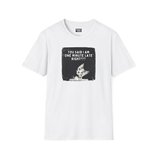 One Minute Late T-Shirt White