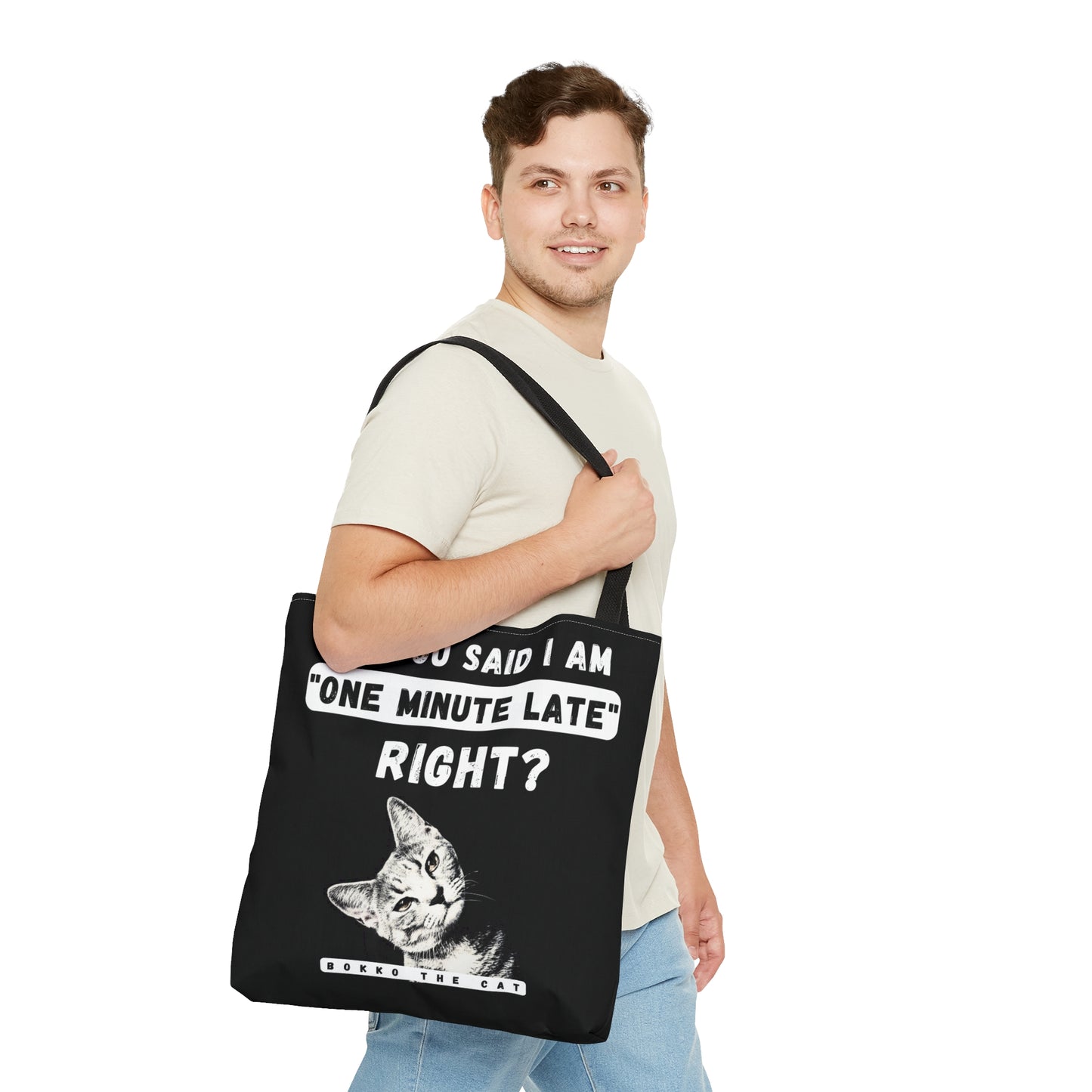 One Minute Late (Tote Bag)