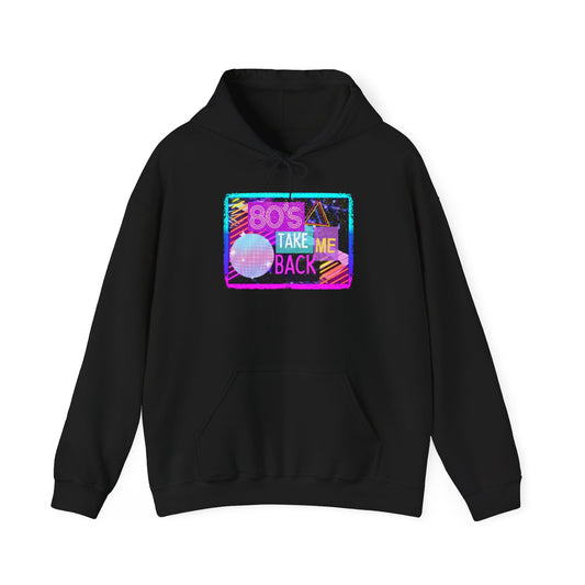 80's Take Me Back Black Hoodie