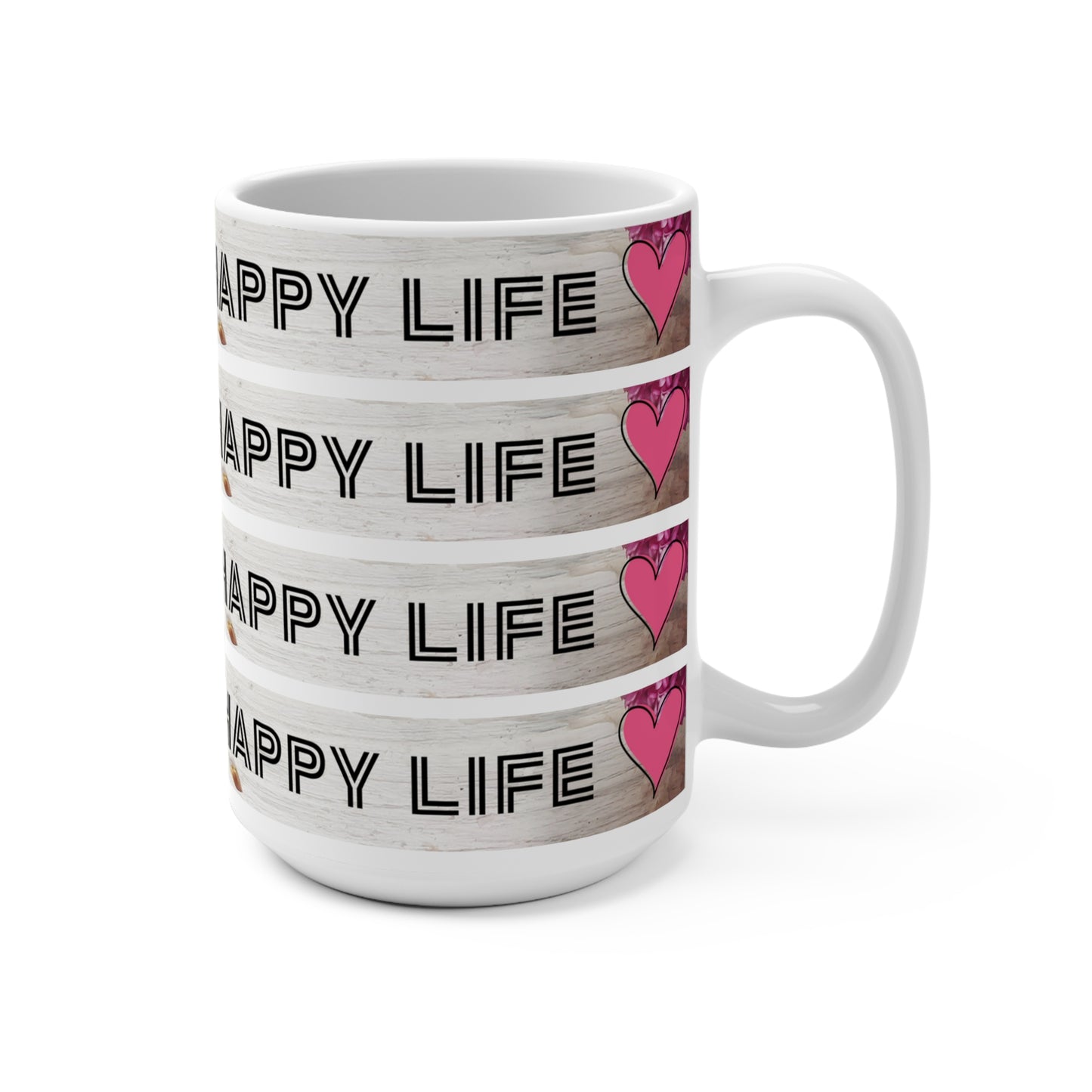 Happy Wife Happy Life. Funny Cups.