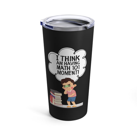 Math 101 Black Tumbler